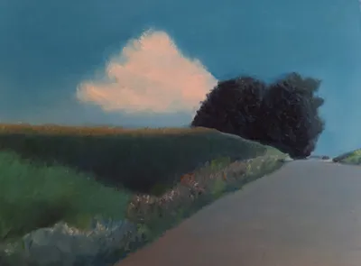 Cloud over a corn field by Ilya Utekhin