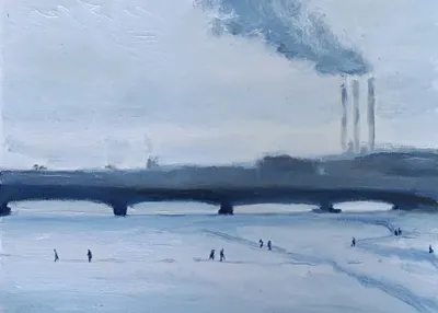 A winter bridge by Ilya Utekhin