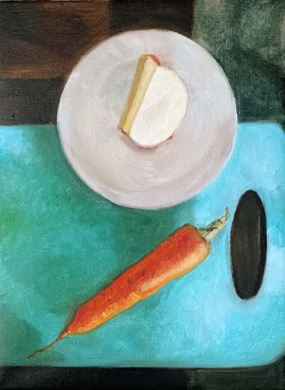 Still life with a carrot by Ilya Utekhin
