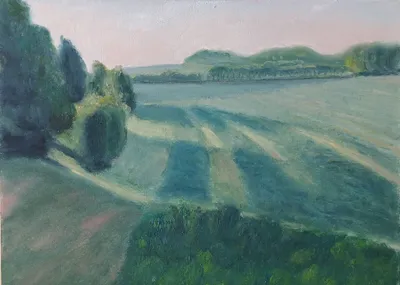 Morning in the fields near Ørslev kloster by Ilya Utekhin