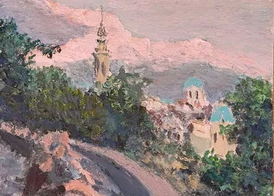 Watching a Sunset in Belgrade by Ilya Utekhin