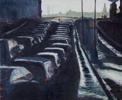 Trinity Bridge, 2026 — Acrylic on canvas by Ilya Utekhin